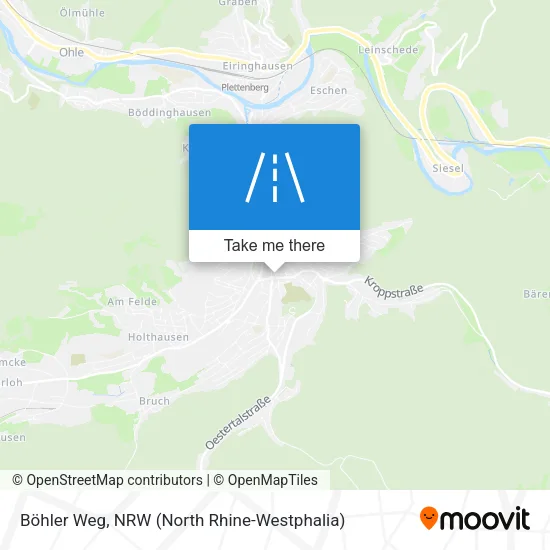Карта Böhler Weg