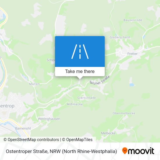 Ostentroper Straße map
