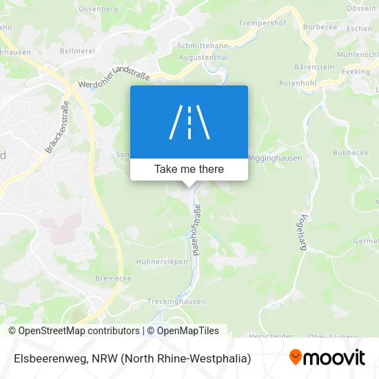 Карта Elsbeerenweg