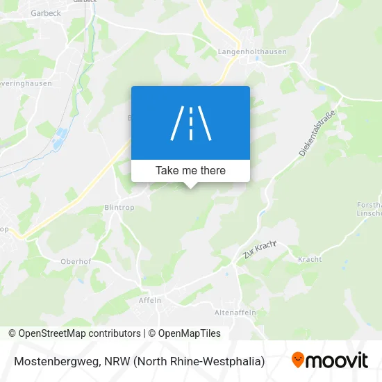 Карта Mostenbergweg