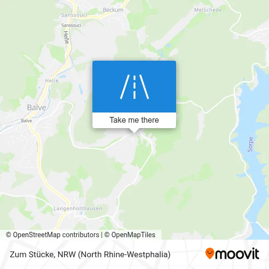 Zum Stücke map