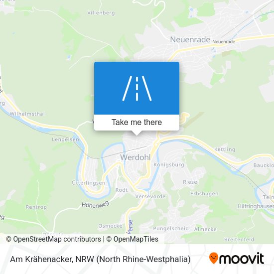 Am Krähenacker map