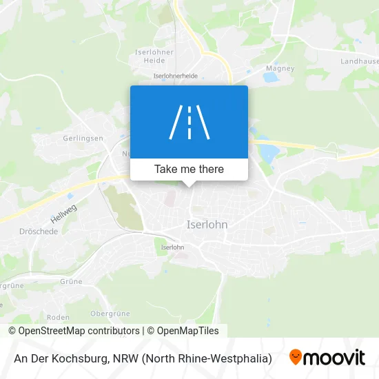 An Der Kochsburg map