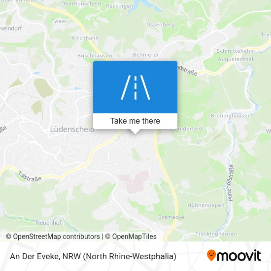Карта An Der Eveke