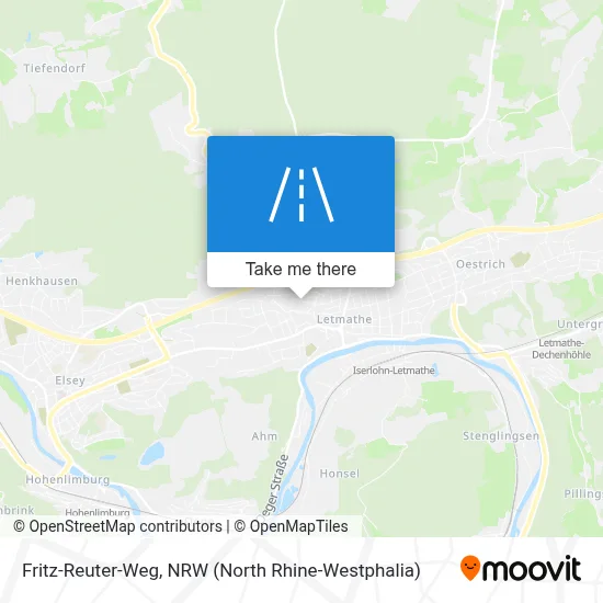 Fritz-Reuter-Weg map