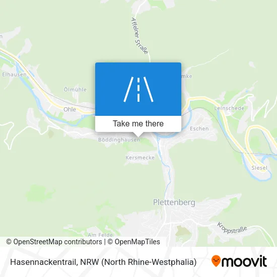 Карта Hasennackentrail