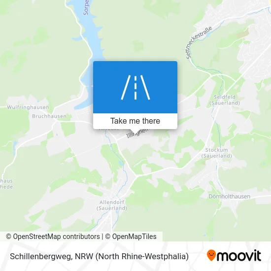 Schillenbergweg map