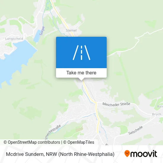 Mcdrive Sundern map