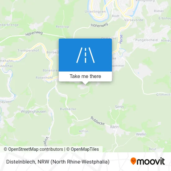 Карта Distelnblech
