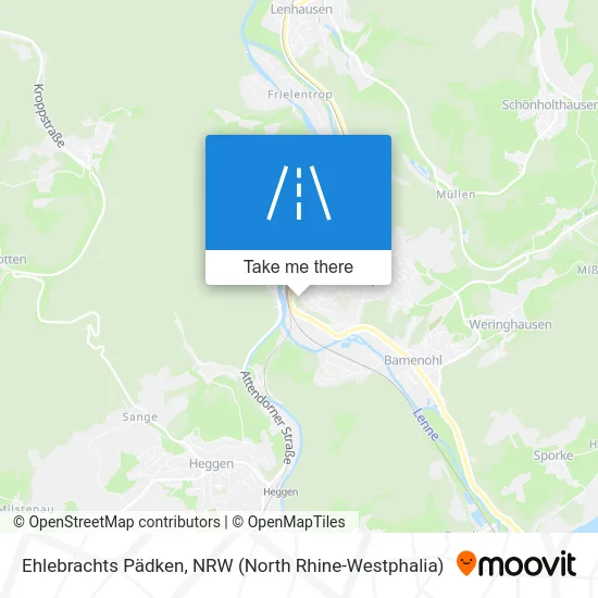 Карта Ehlebrachts Pädken