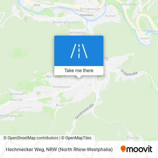 Карта Hechmecker Weg