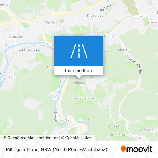Карта Pillingser Höhe
