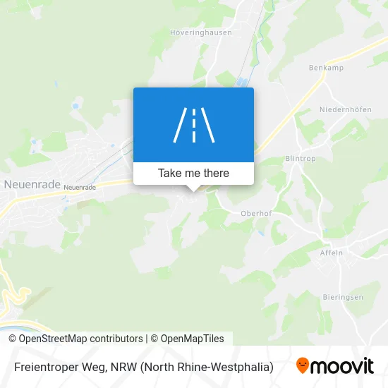 Freientroper Weg map