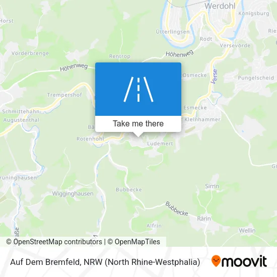 Карта Auf Dem Bremfeld