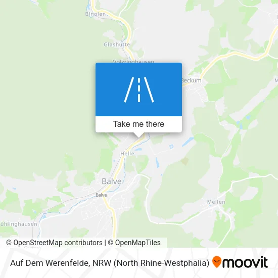 Карта Auf Dem Werenfelde