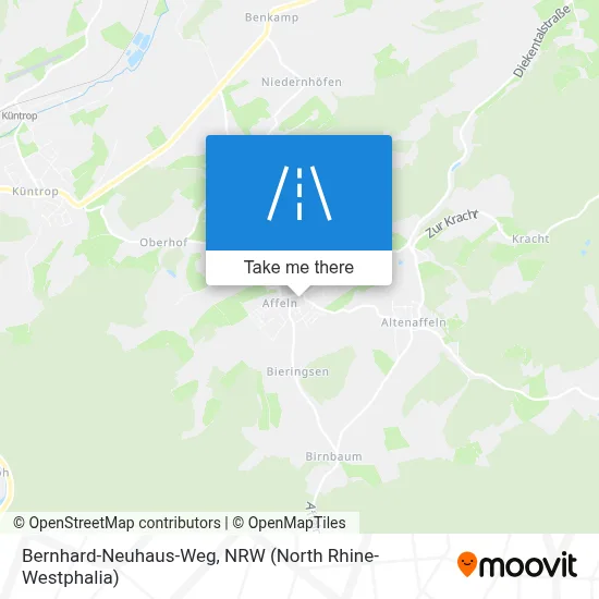 Bernhard-Neuhaus-Weg map