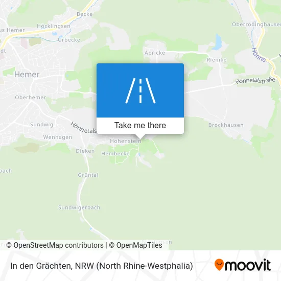 In den Grächten map