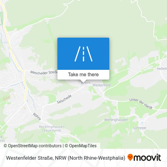 Westenfelder Straße map