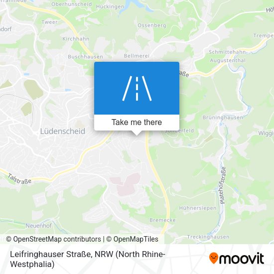 Leifringhauser Straße map