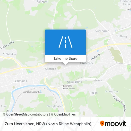 Карта Zum Heersiepen