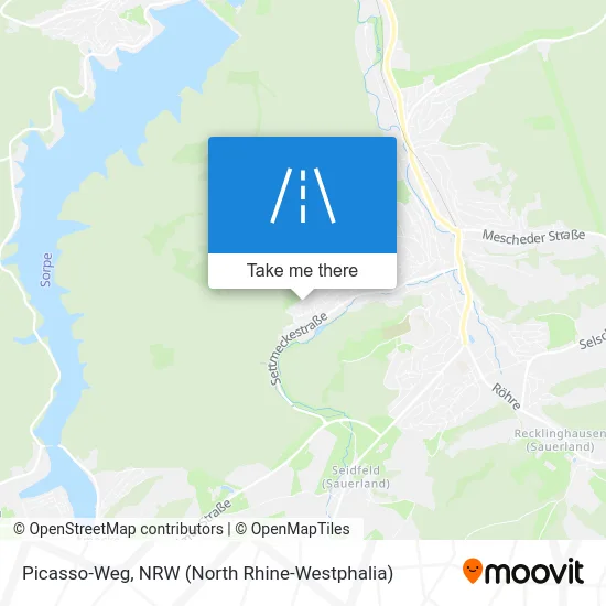 Карта Picasso-Weg