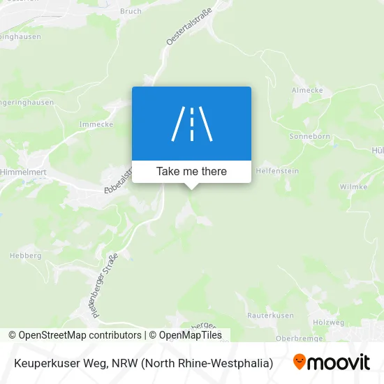 Карта Keuperkuser Weg