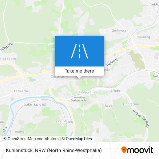 Карта Kuhlenstück