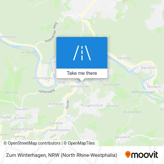 Карта Zum Winterhagen