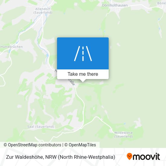 Zur Waldeshöhe map