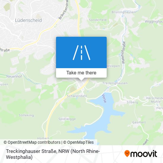 Treckinghauser Straße map