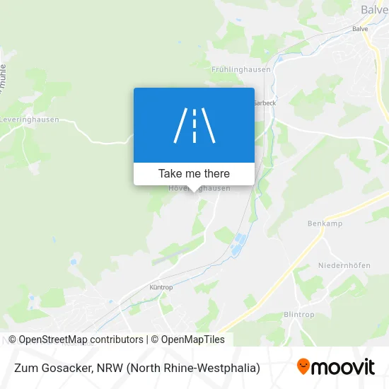 Карта Zum Gosacker