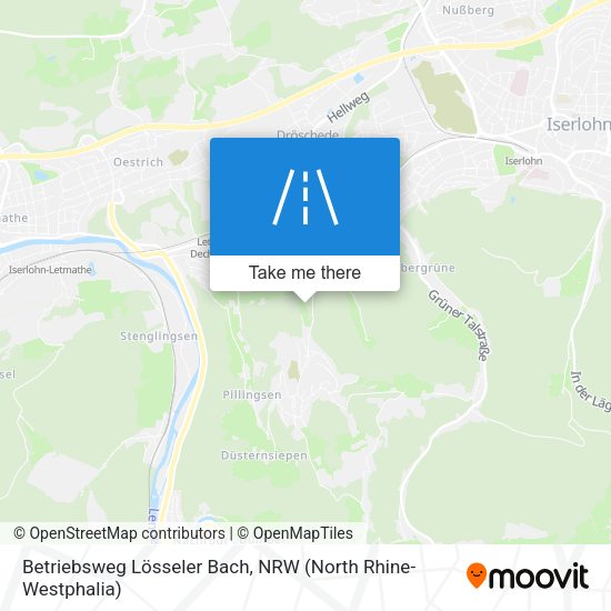 Betriebsweg Lösseler Bach map