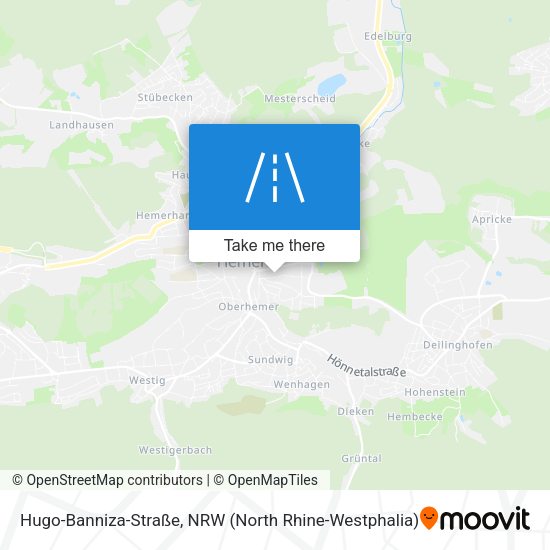 Hugo-Banniza-Straße map