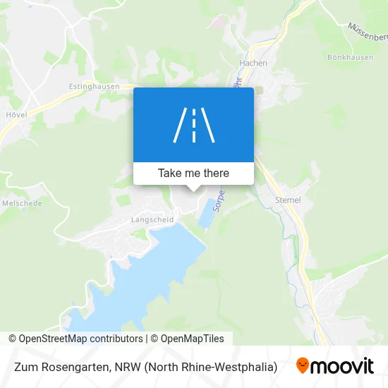 Zum Rosengarten map