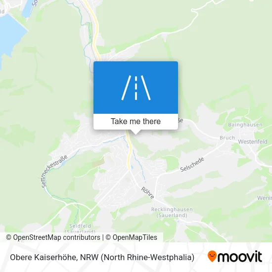 Карта Obere Kaiserhöhe