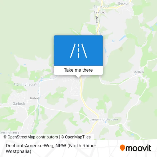 Dechant-Amecke-Weg map