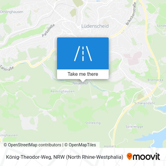 König-Theodor-Weg map