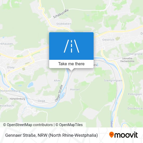 Gennaer Straße map