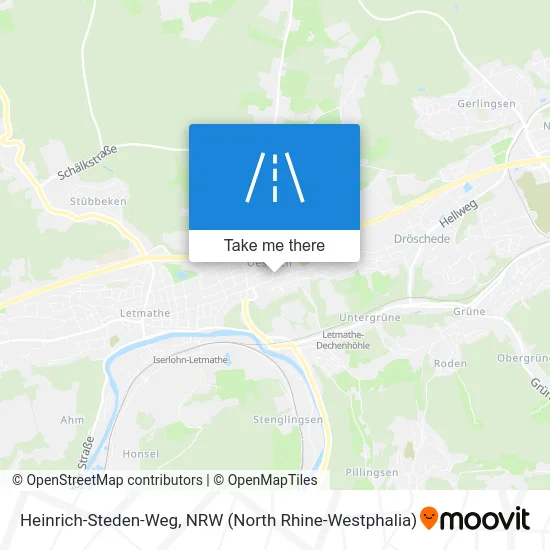 Heinrich-Steden-Weg map