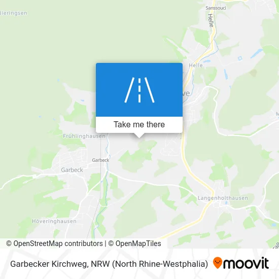 Garbecker Kirchweg map