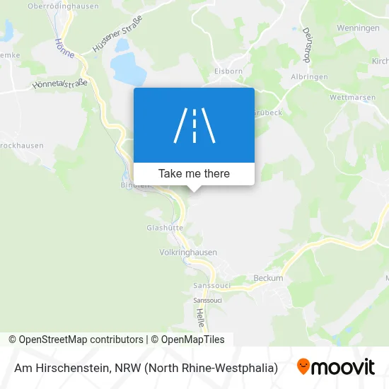 Am Hirschenstein map