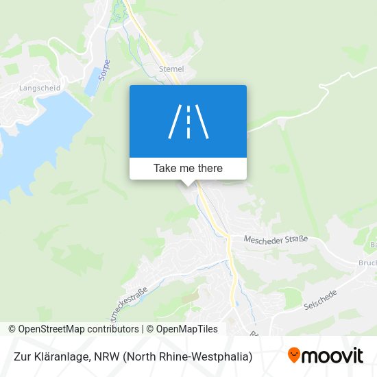 Zur Kläranlage map