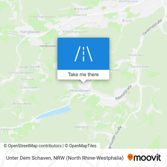 Unter Dem Schaven map