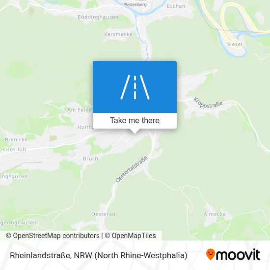Rheinlandstraße map