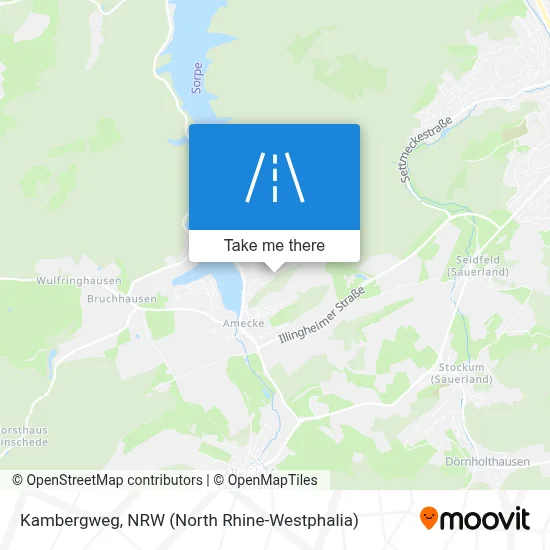 Kambergweg map