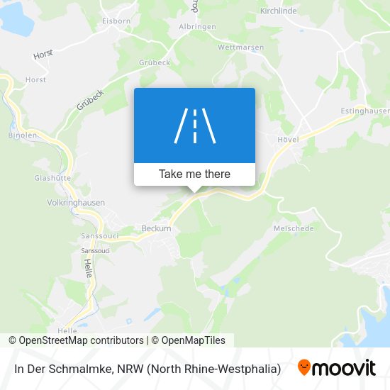 In Der Schmalmke map