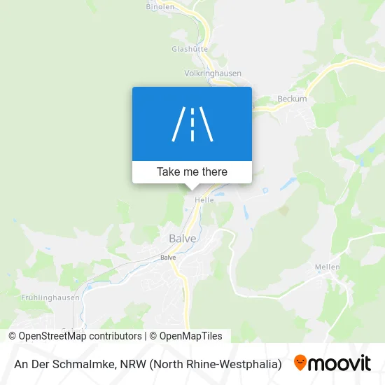 An Der Schmalmke map