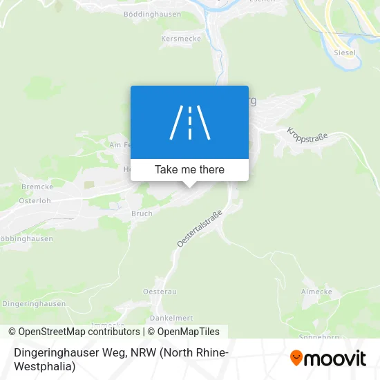Карта Dingeringhauser Weg