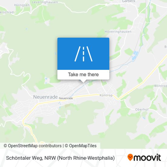 Schöntaler Weg map