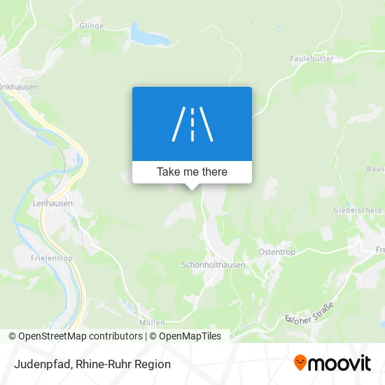 Карта Judenpfad